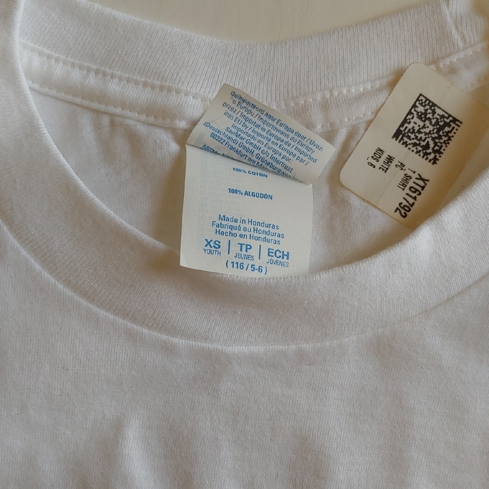 BTS Kids White Graphic T-Shirt - Picture 3 of 3